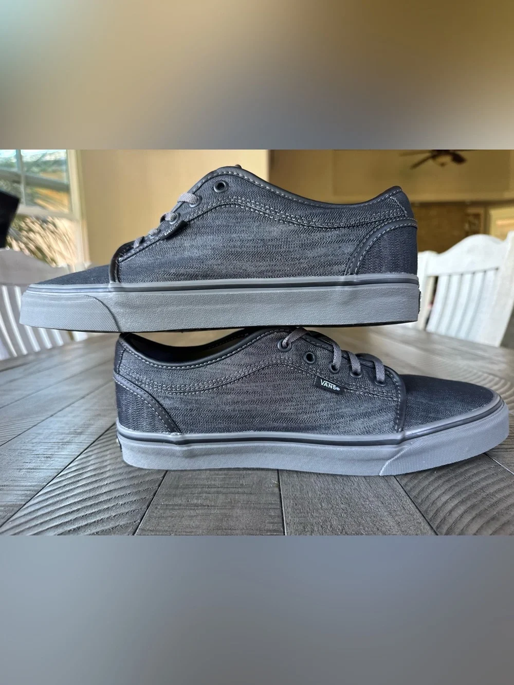 Vans Pro Chukka Low Denim Canvas Sneakers Men's Size 13 (NWOT)